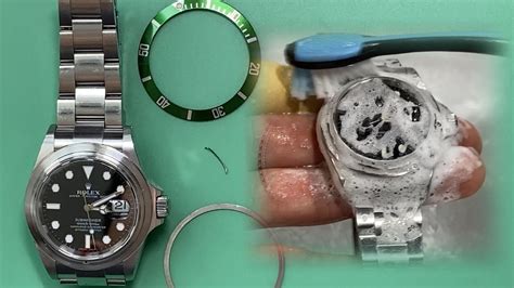 glas rolex submariner vervangen|youtube rolex submariner bezel removal.